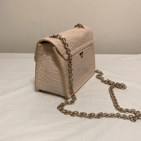 SAM EDELMAN NWOT Hudson Mini Crossbody Bag in Cream with Gold Chain - Picture 4 of 11